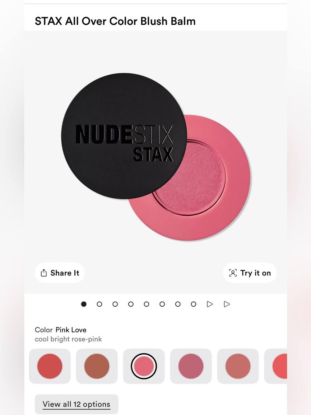 NUDESTIX Stax All Over Blush Balm - Picture 6 of 7